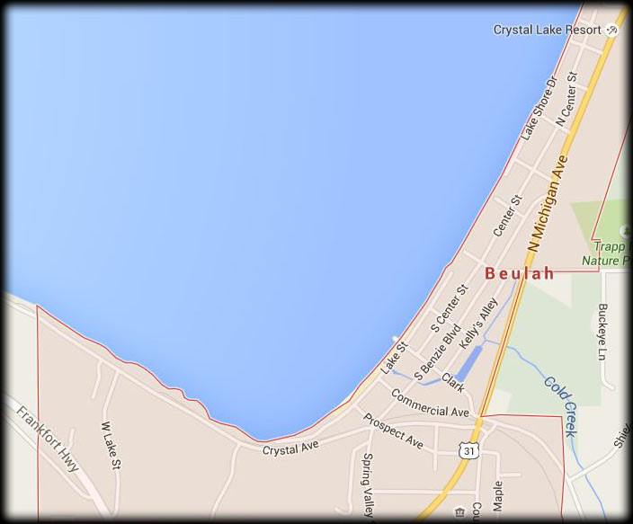 Map Of Beulah%2C MI.JPG